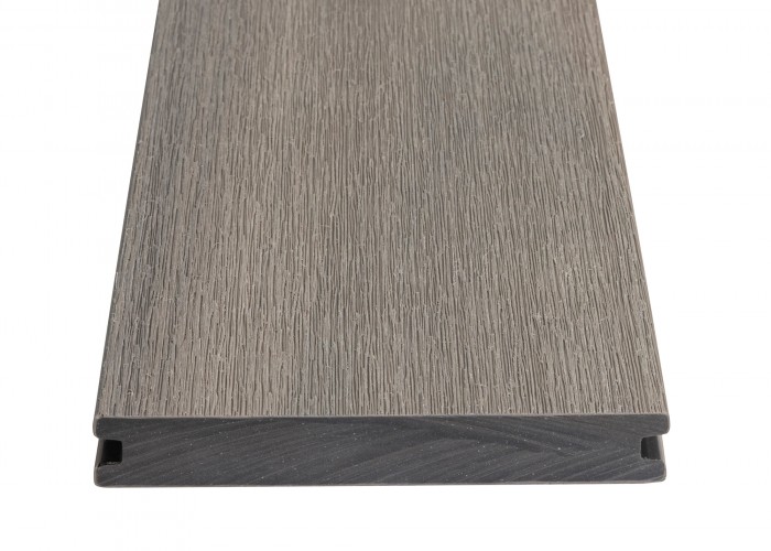 BPC Ecoline Terrassendielen, Silber, gebürstet