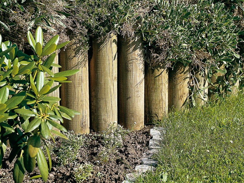 Palisaden, Rundholz, Pfähle KIEFER